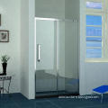 Tempered Glass Shower Screen with Stainless Steel Frame and Handle, Sliding Door